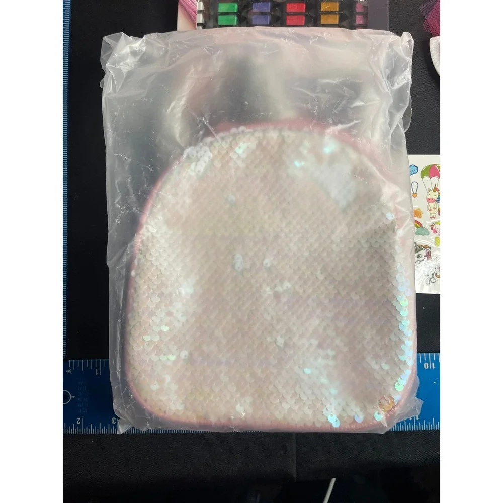 Bestisur Unicorn Gift DIY Craft Kit Girls Pink Sequin Bag Headband YYDZ03‎ NEW